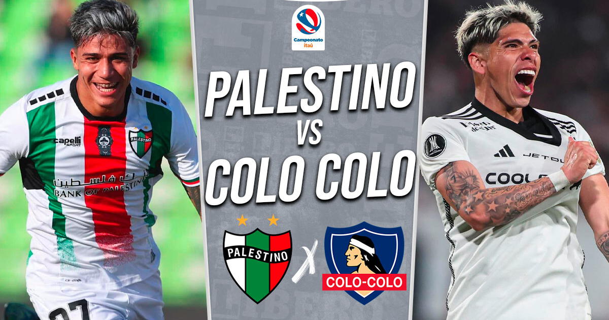 Colo Colo vs. Palestino EN VIVO por Campeonato Nacional: cuándo juegan, hora y canal