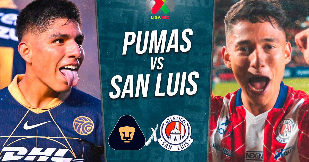 Pumas vs. San Luis EN VIVO por la Liga MX: cuándo juega, horario y dónde ver a Piero Quispe