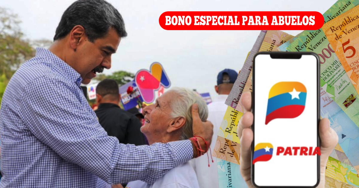 COBRA Bono Especial para los Abuelos, octubre 2024: Revisa si Maduro CONFIRMÓ la fecha de pago vía Patria