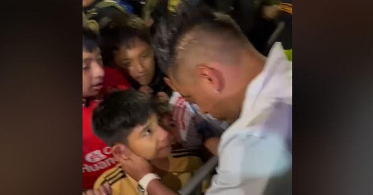 Cueva y el noble gesto que tuvo con niño que le suplicó llorando una foto 