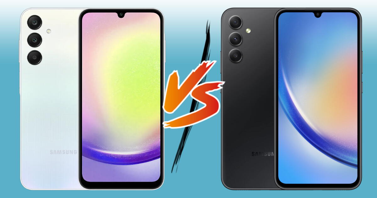 Samsung A25 vs Samsung A34: ¿Cuál es mejor y en qué se diferencian?