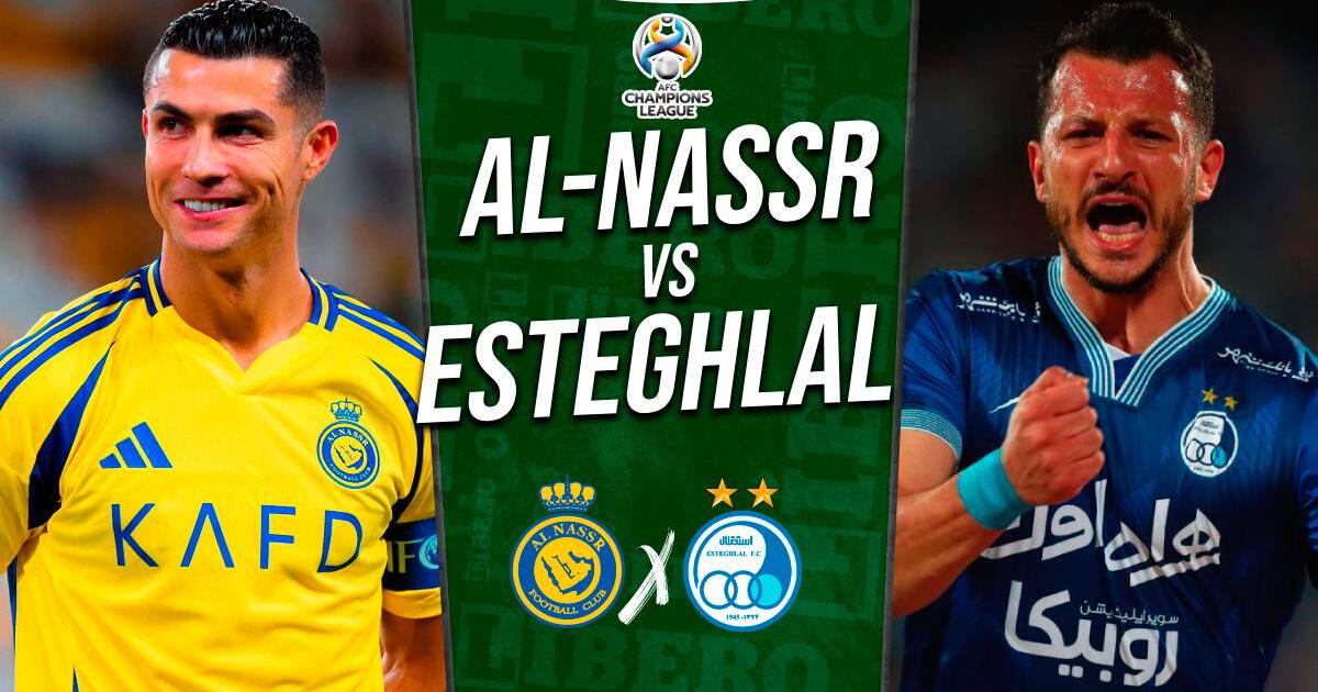 Al Nassr vs Esteghlal EN VIVO con Cristiano Ronaldo: horario y dónde ver AFC Champions League