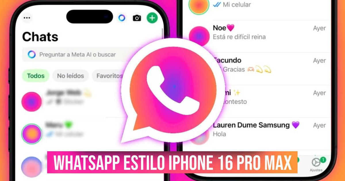 WhatsApp estilo iPhone 16 Pro Max: haz que el chat de tu Android luzca como el de un teléfono Apple