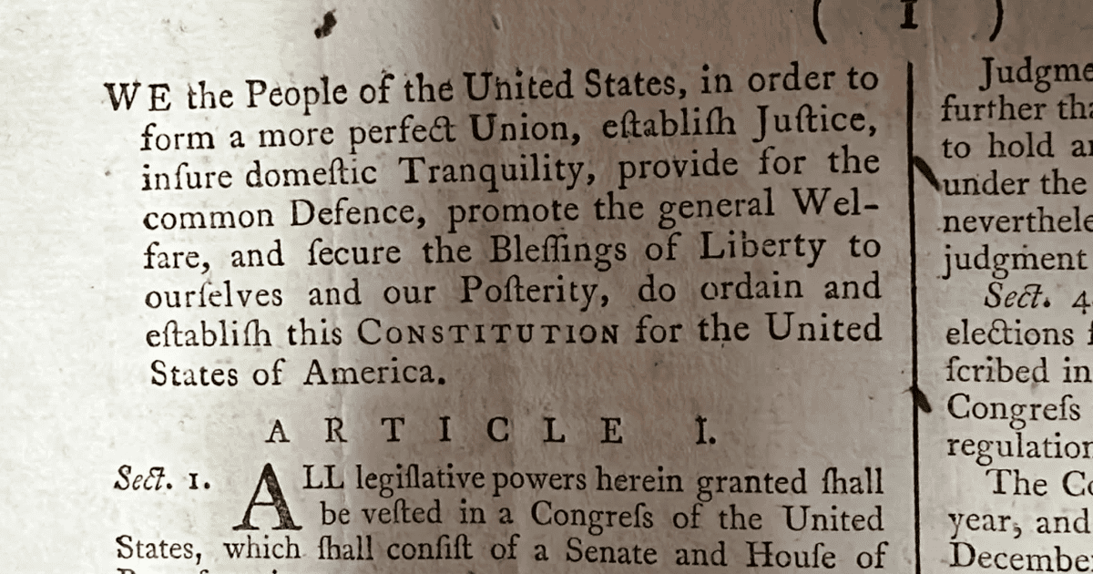 Venden por US$ 9 millones copia de Constitución de Estados Unidos que llevaba más de 200 años perdida