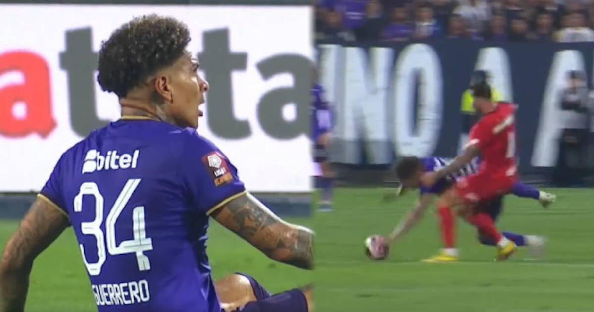 ¡Preocupación en Alianza Lima! Paolo Guerrero quedó sentido tras golpe ante Sport Huancayo