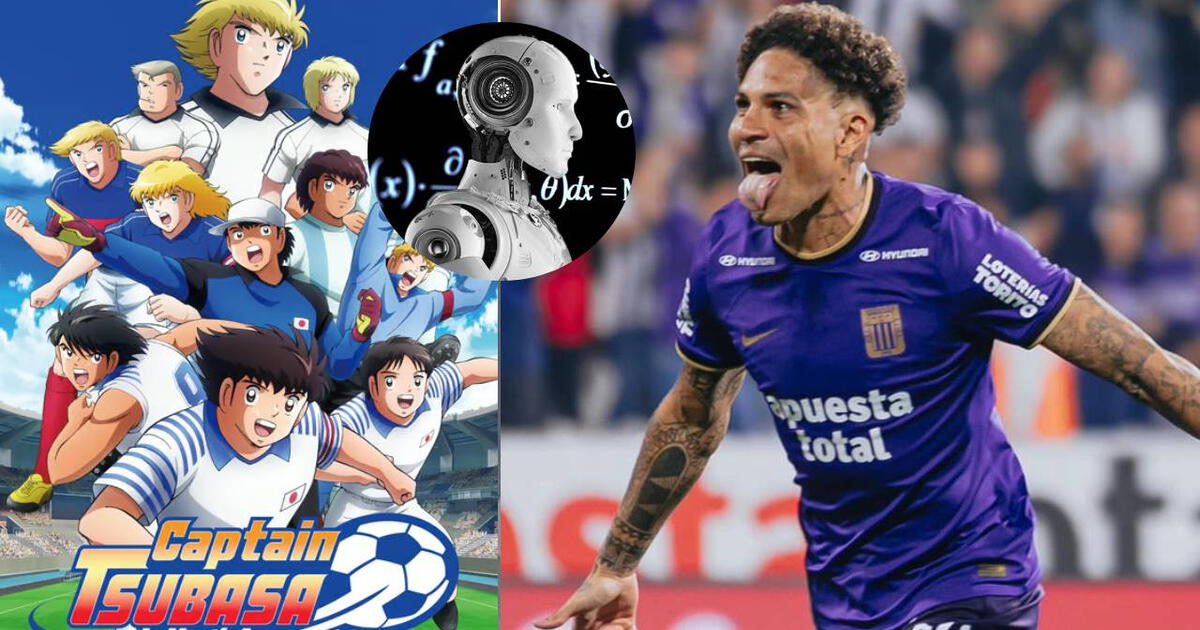 Así luciría Paolo Guerrero si fuera un personaje de Captain Tsubasa, según la IA