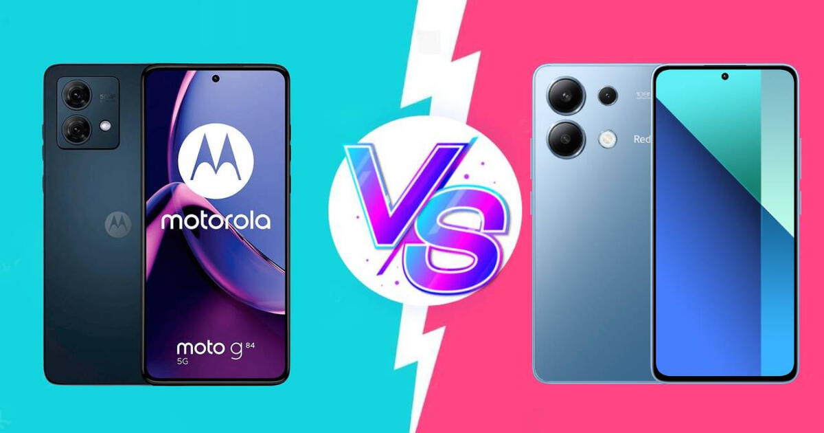 Motorola G84 vs Xiaomi Redmi Note 13: ¿Cuál gama media vale la pena y cuesta menos?