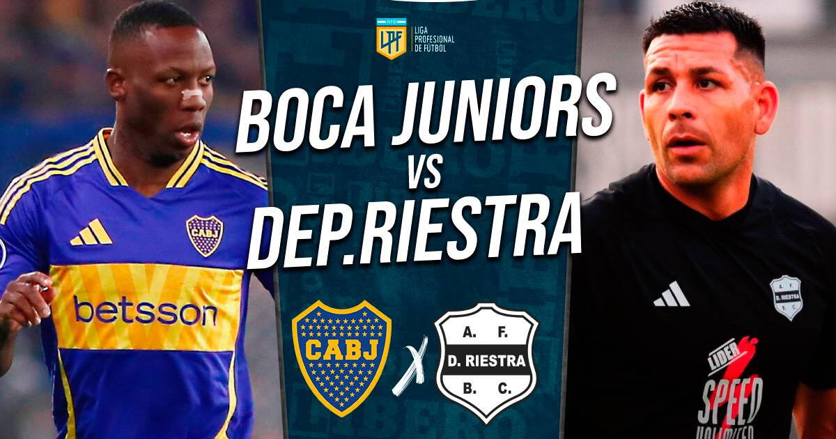 Boca vs Deportivo Riestra EN VIVO vía ESPN Premium: horario y dónde ver Liga Profesional 2024