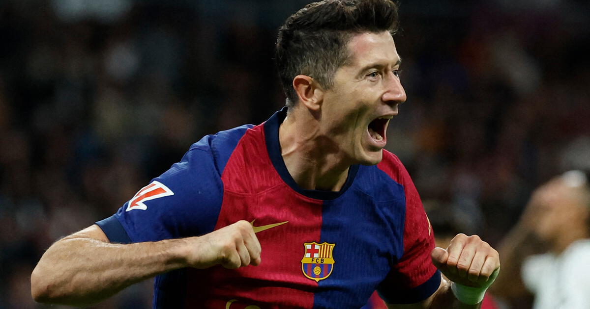 ¡Silenció el Bernabéu! Lewandowski anotó un doblete para Barcelona en solo dos minutos