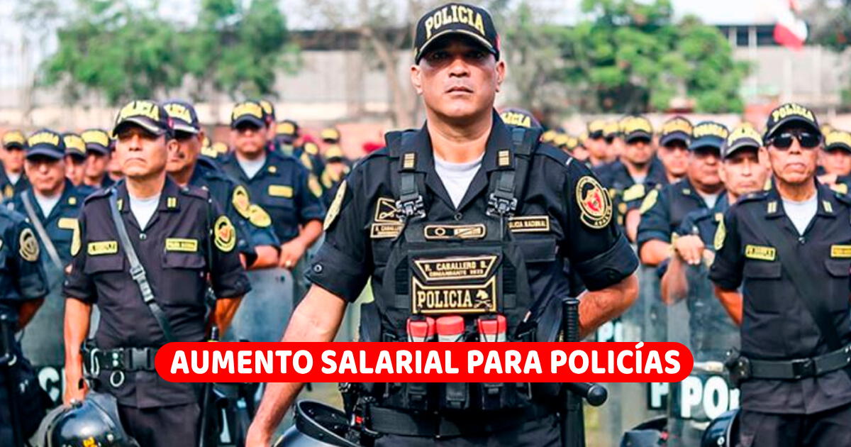 AUMENTO salarial para policías y militares: Revisa cuándo llegará el nuevo monto según el Gobierno