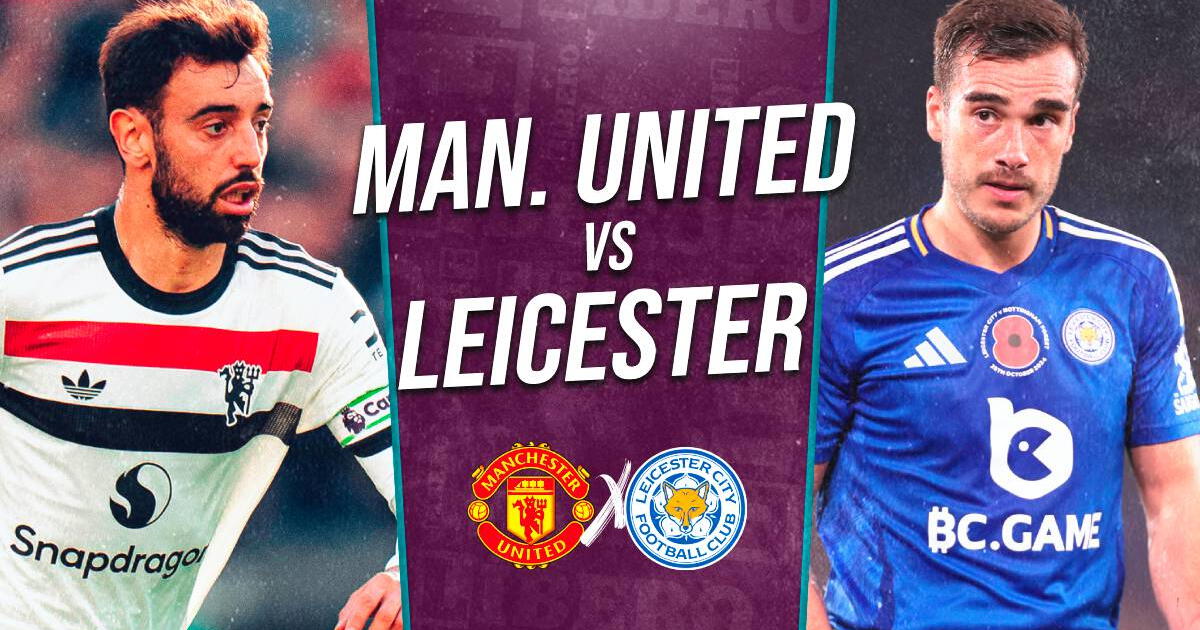 Manchester United vs. Leicester EN VIVO: alineaciones, hora y dónde ver la Carabao Cup