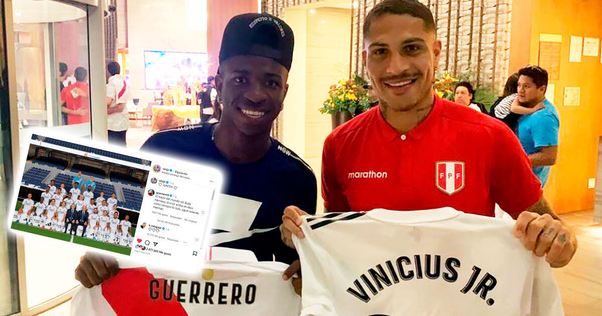 Paolo Guerrero y el emotivo mensaje que conmovió a Vinicius tras no ganar el Balón de Oro