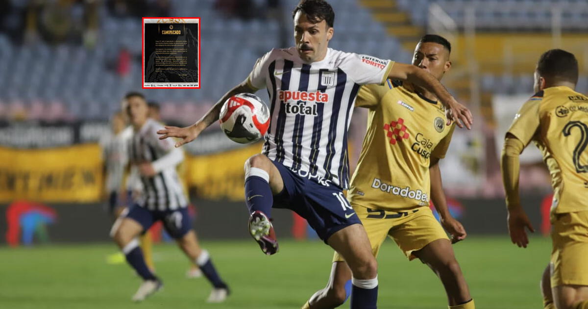 Cusco FC ACLARÓ SITUACIÓN sobre contrato de sus jugadores para enfrentar a Alianza Lima