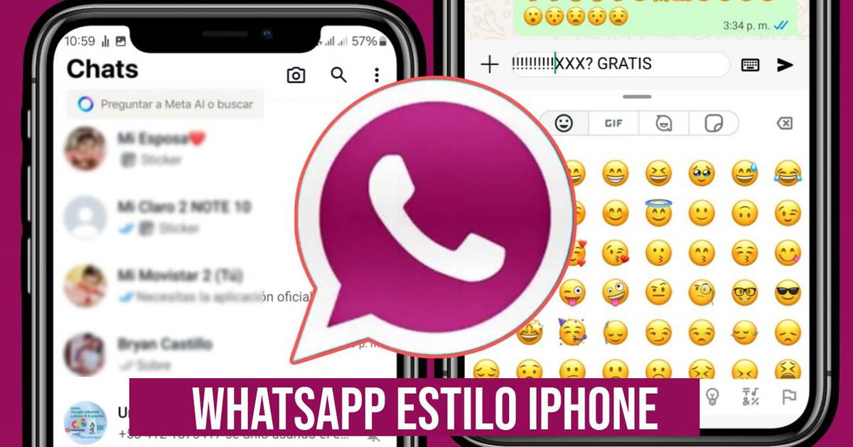 WhatsApp estilo iPhone: LINK para descargar APK de la aplicación modificada para Android