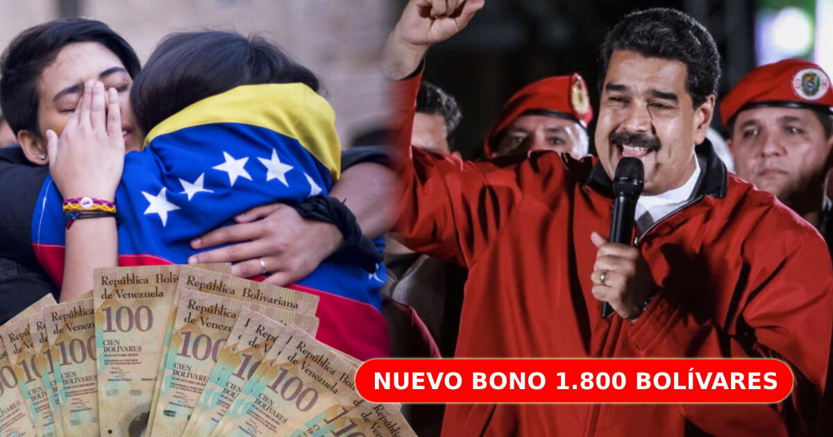 NUEVO BONO de 1.800 bolívares para cobrar HOY: beneficiarios y 5 pasos para activarlo vía Sistema Patria