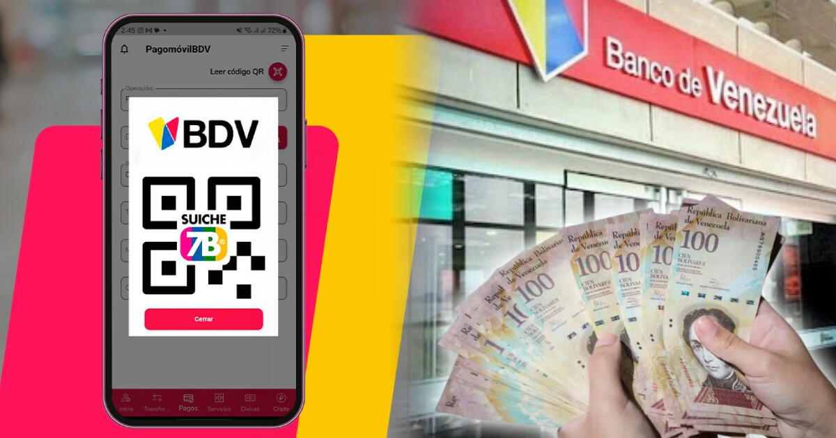 Banco de Venezuela en líneas para personas: paga en 3 pasos con QR vía BDVApp