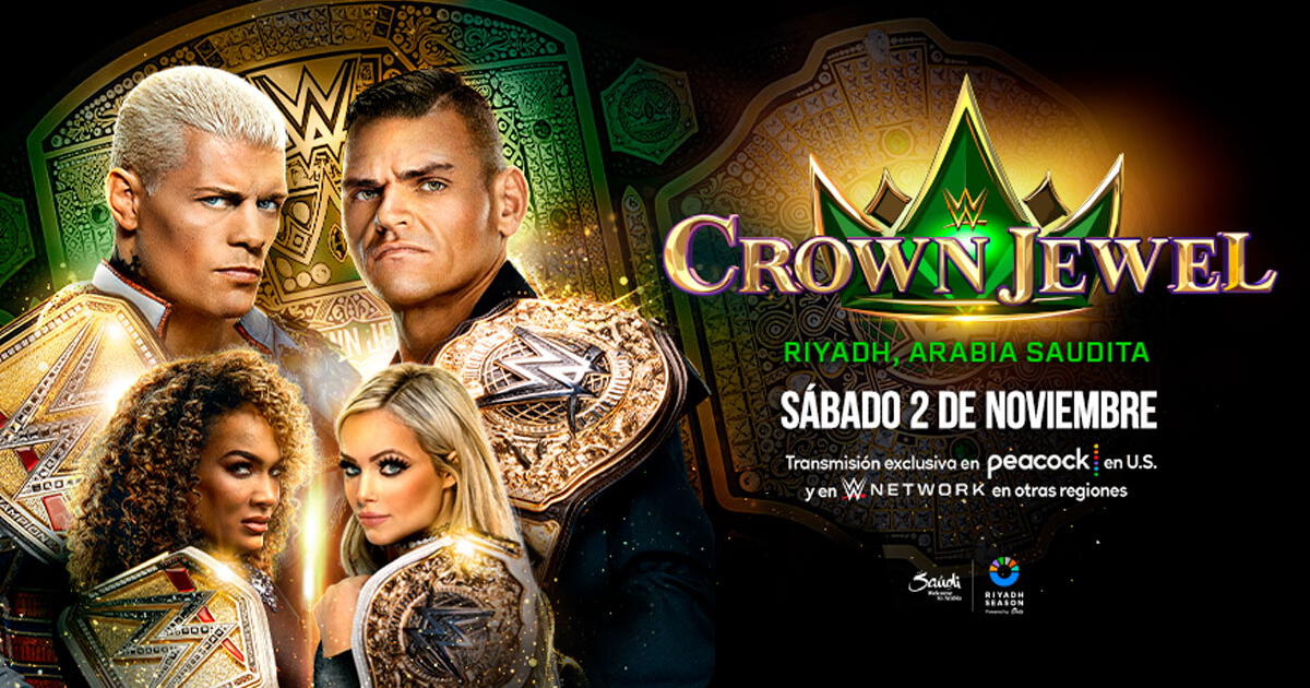 WWE Crown Jewel 2024 EN VIVO: Fecha, horarios, cartelera y dónde ver lucha libre