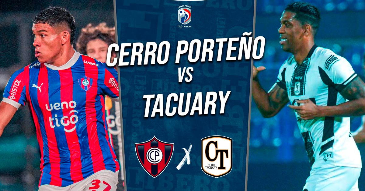 Cerro Porteño vs Tacuary EN VIVO por Primera División Paraguay: cuándo juega, horario y canal TV