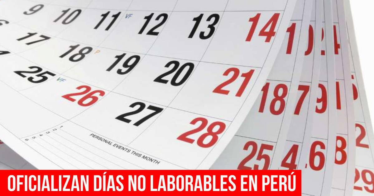 ¿HOY lunes 4 de noviembre es feriado en Perú? Conoce quiénes descansan y qué dice el Gobierno