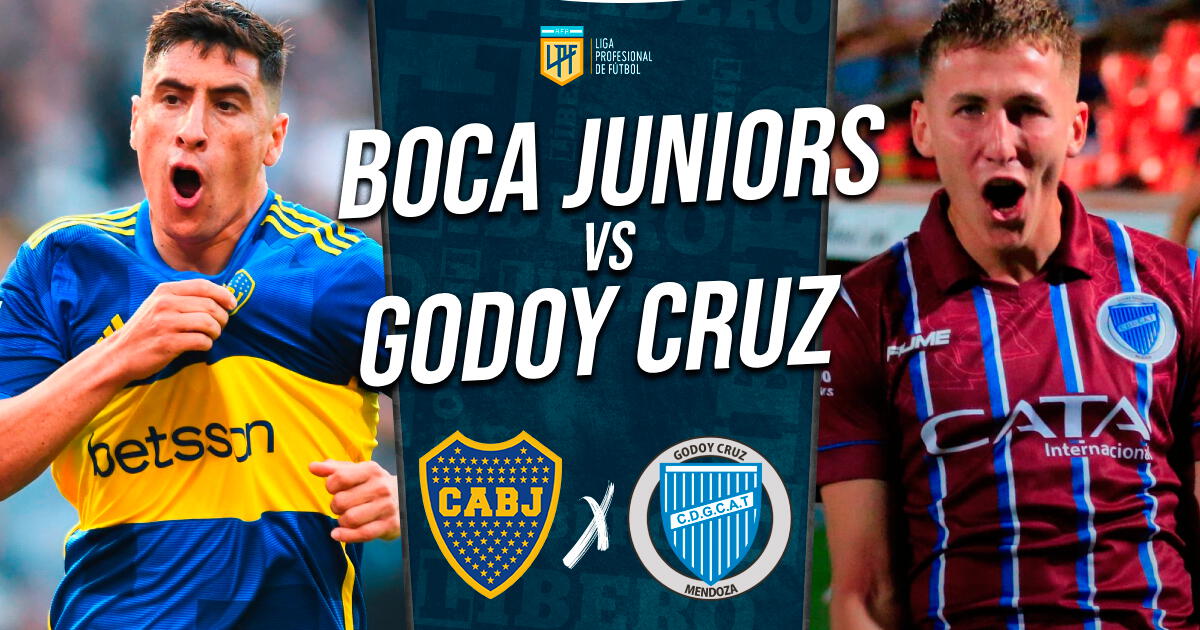 Boca vs Godoy Cruz EN VIVO vía TNT Sports: hora, pronóstico y dónde ver Liga Profesional