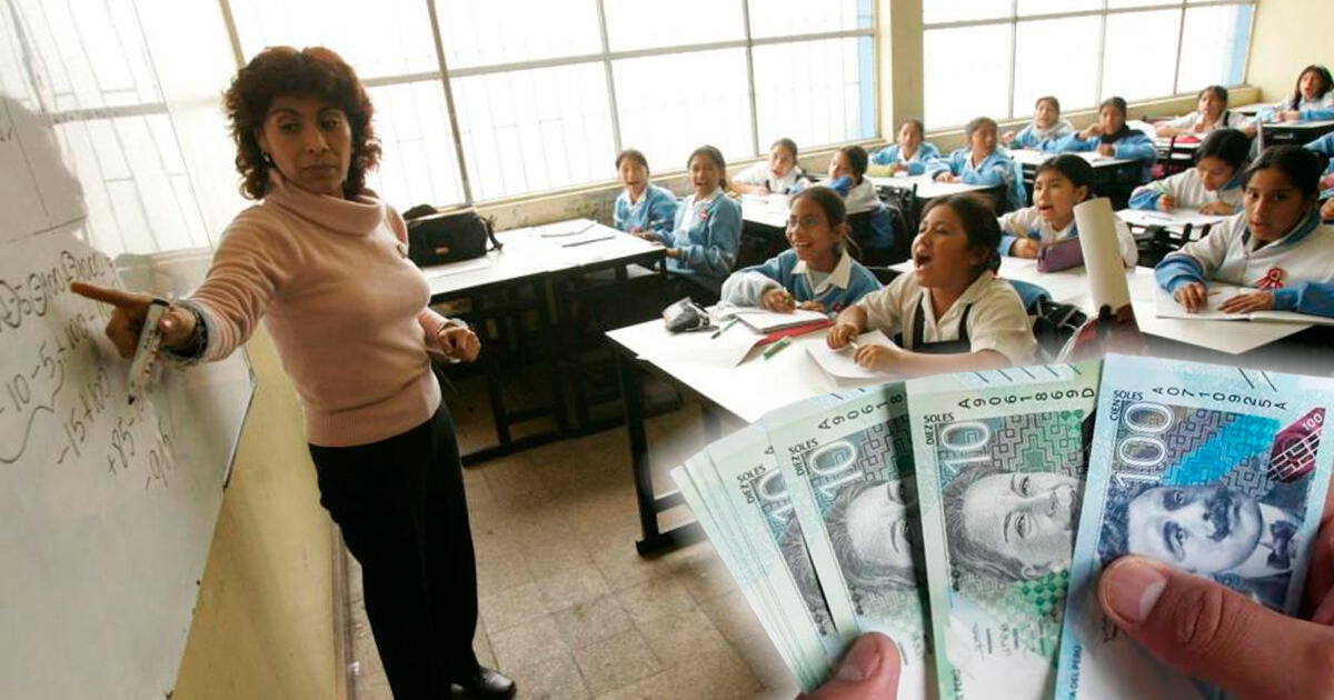 Aumento de sueldo docente: este será el NUEVO MONTO para los profesores, según el Minedu