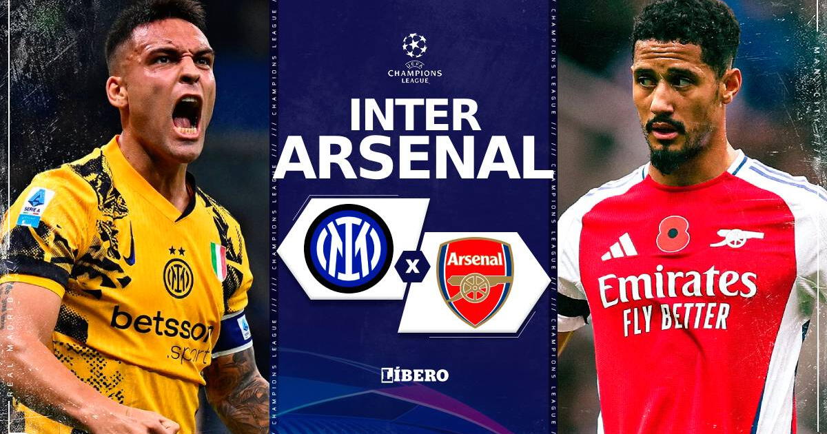 Inter vs. Arsenal EN VIVO: pronóstico, horario y dónde ver la Champions League