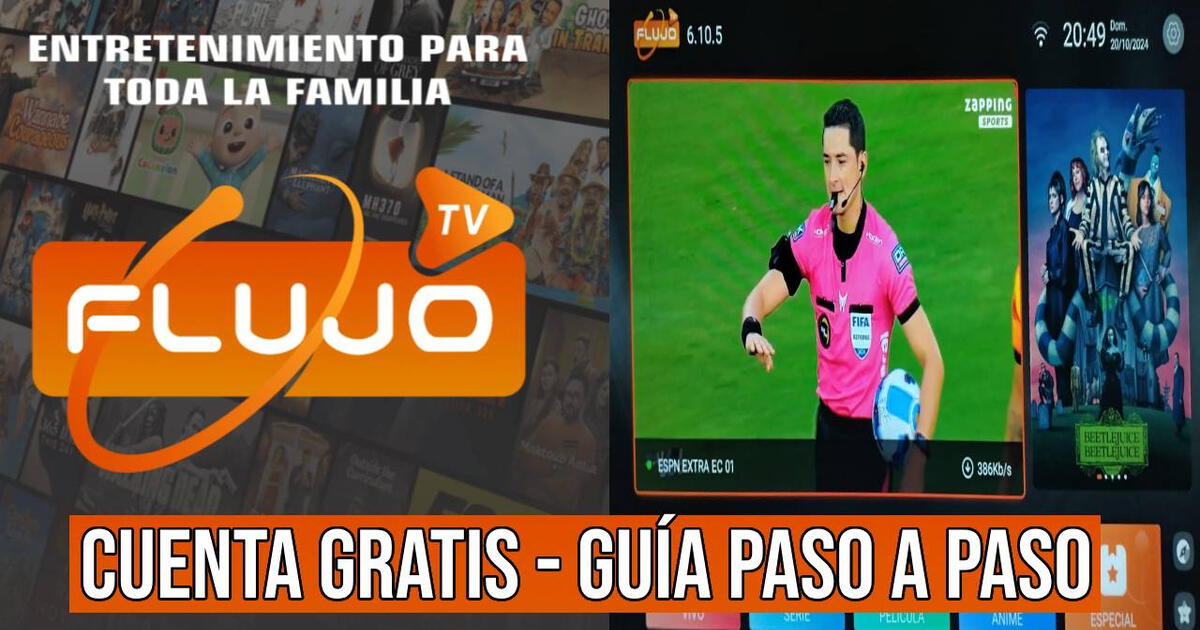 Flujo TV: cómo crear CUENTA GRATIS para disfrutar de canales de TV y películas - guía explicada paso a paso