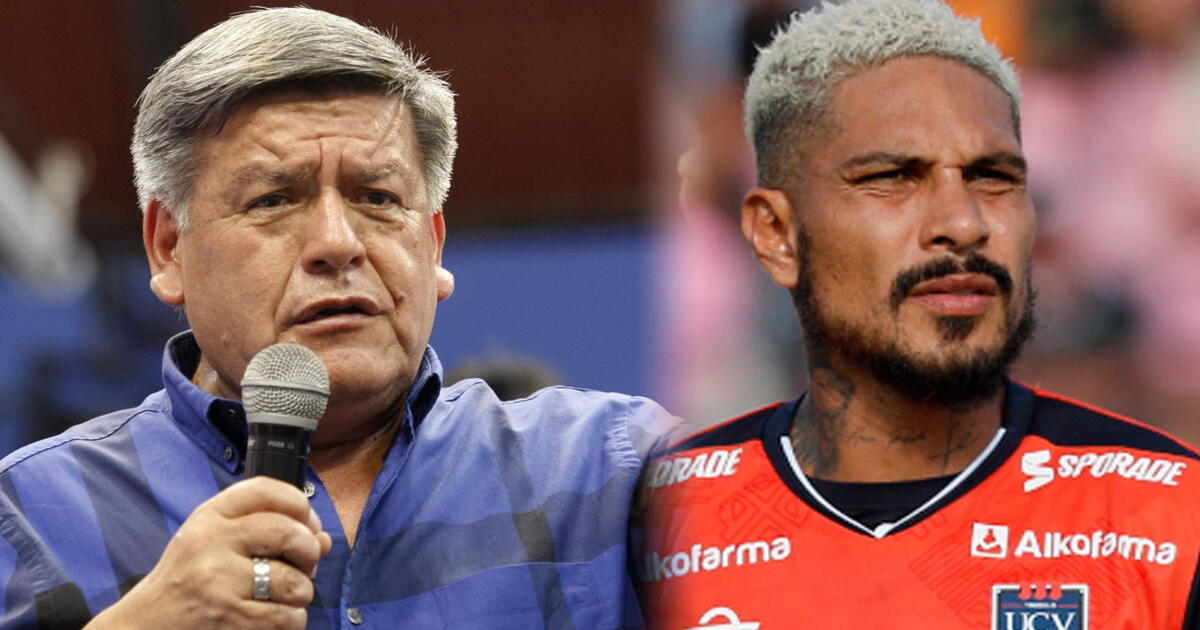 César Acuña SEÑALÓ a los responsables del descenso de Vallejo y mencionó a Paolo Guerrero