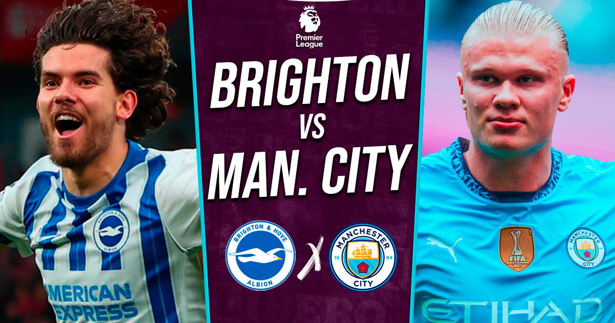 Manchester City vs. Brighton EN VIVO por Premier League: cuándo juegan, hora y canal