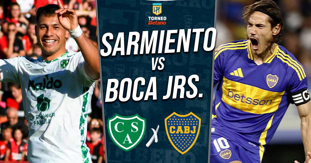 Boca Juniors vs Sarmiento EN VIVO vía ESPN: hora y dónde ver Liga Profesional