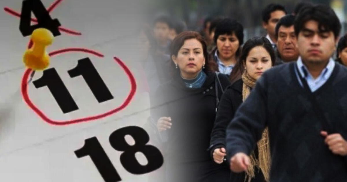 ¿El lunes 11 de noviembre es día no laborable o feriado a nivel nacional? Esto dice El Peruano