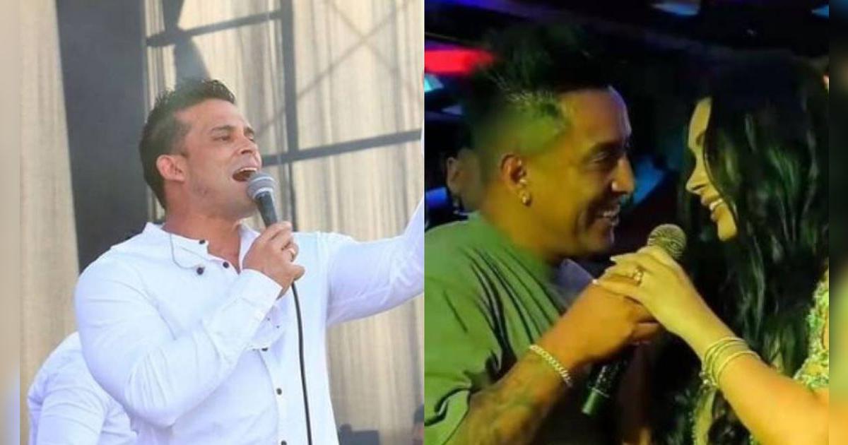 Christian Domínguez cantó himno de Christian Cueva y Pamela Franco en boda de Tony Rosado