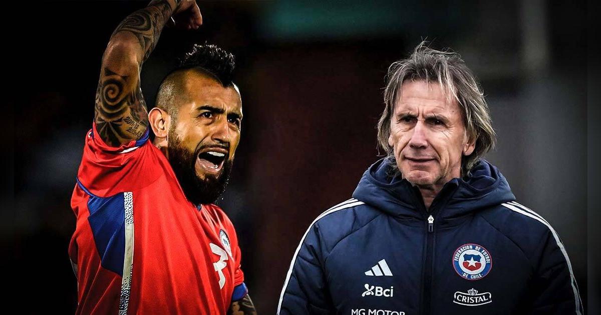 Ricardo Gareca convocó a Arturo Vidal para enfrentar a Perú en las Eliminatorias 2026