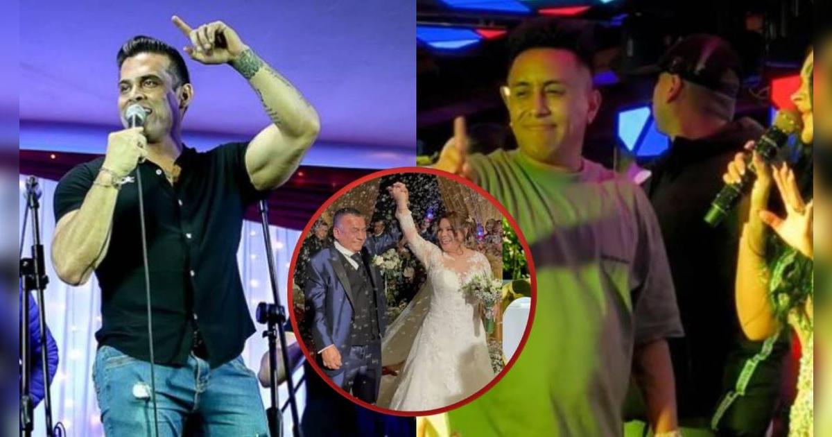 ¿Christian Cueva y Domínguez SE VIERON LAS CARAS en boda de Tony Rosado?: 