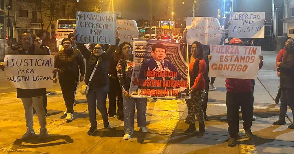 Chongoyopanos llegaron a Lima para EXIGIR LIBERACIÓN de Agustín Lozano 