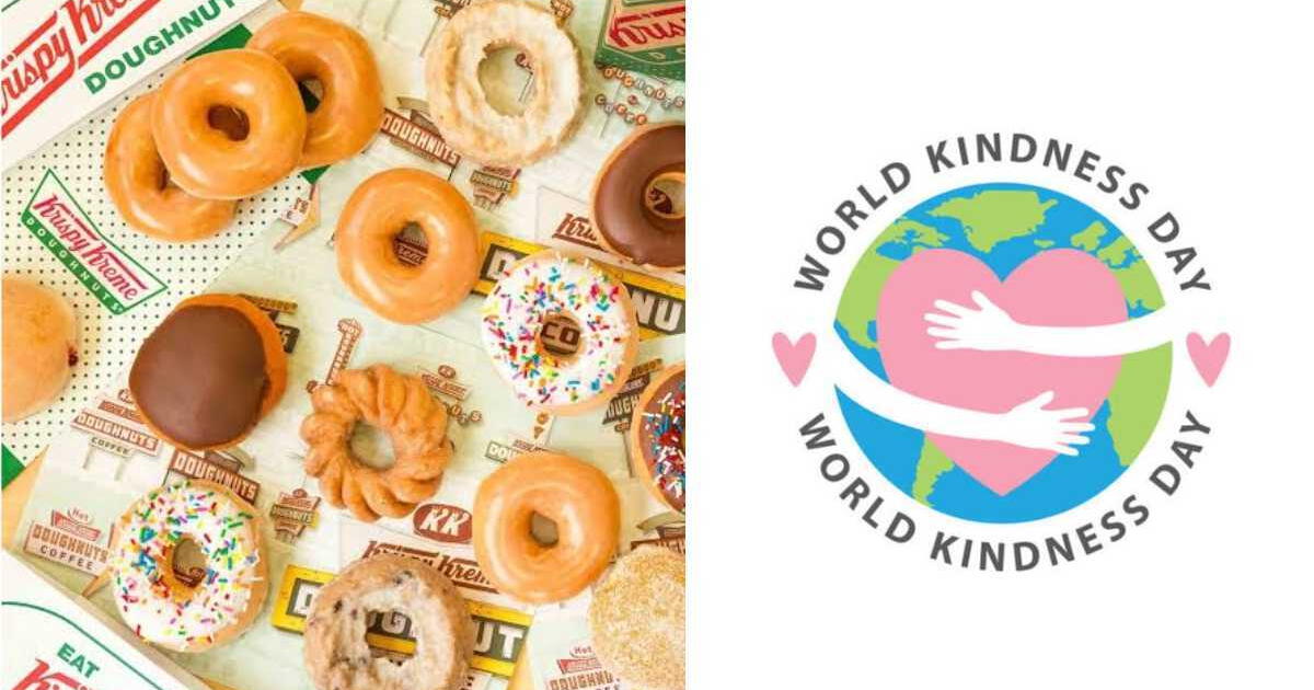 ¡Grandes ofertas en Krispy Kreme! La tienda celebrará el Día Mundial de la Amabilidad con donas gratis