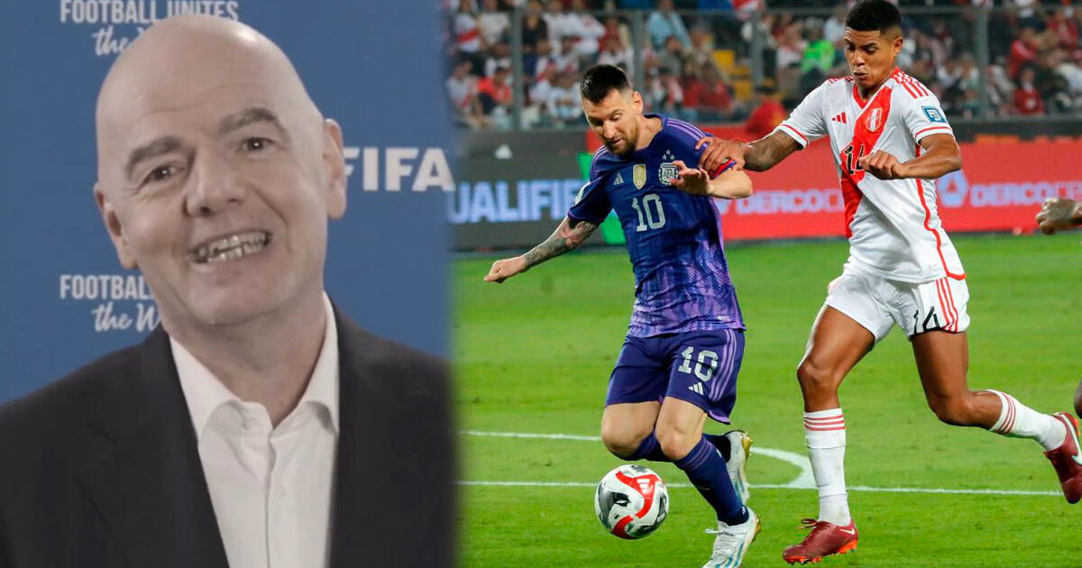 Infantino deja inédito mensaje previo al Perú vs Argentina: 