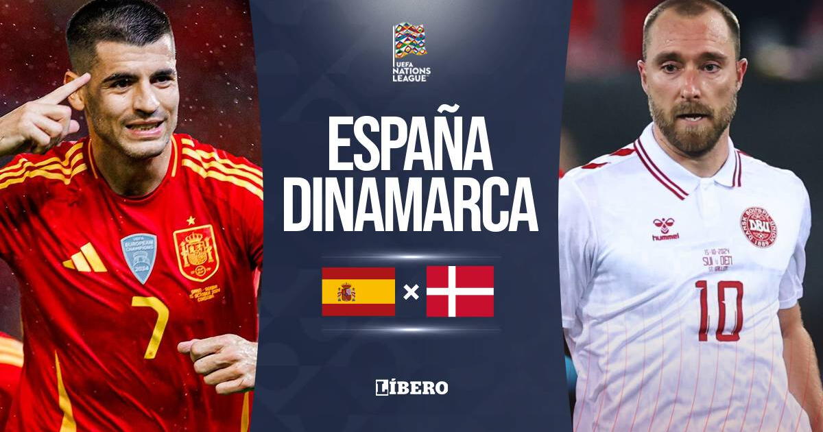 España vs. Dinamarca EN VIVO vía Disney Plus: alineaciones, hora y dónde ver Nations League