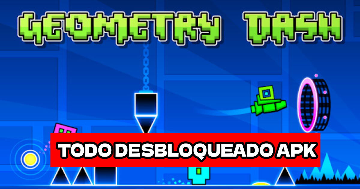 ¿No puedes superar los niveles de Geometry Dash 2.2? Con esta APK tendrás TODO desbloqueado GRATIS