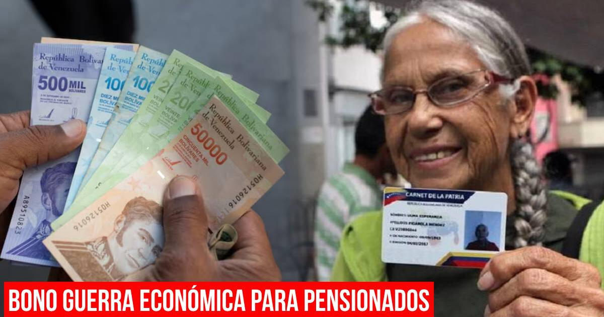 ¿Bono de Guerra Económica de noviembre 2024 llegará con NUEVO MONTO para los pensionados?