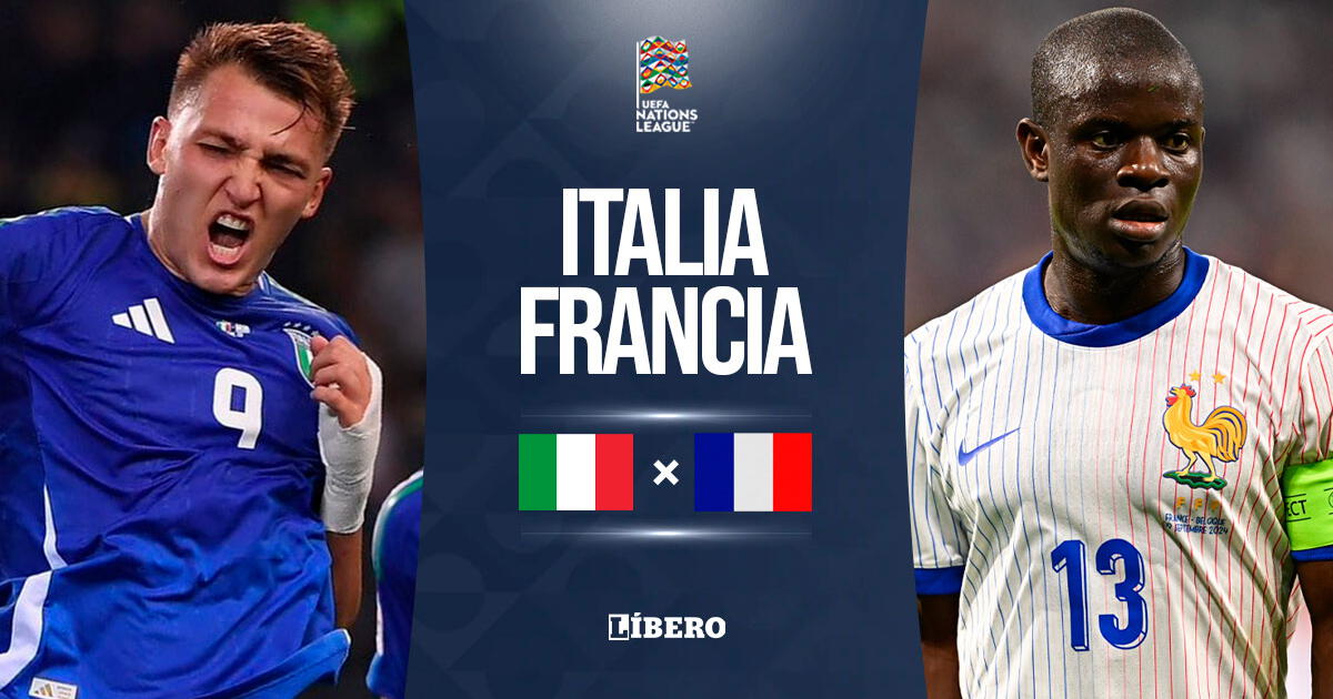 Italia vs. Francia EN VIVO vía Disney Plus: hora, canal y alineaciones por UEFA Nations League