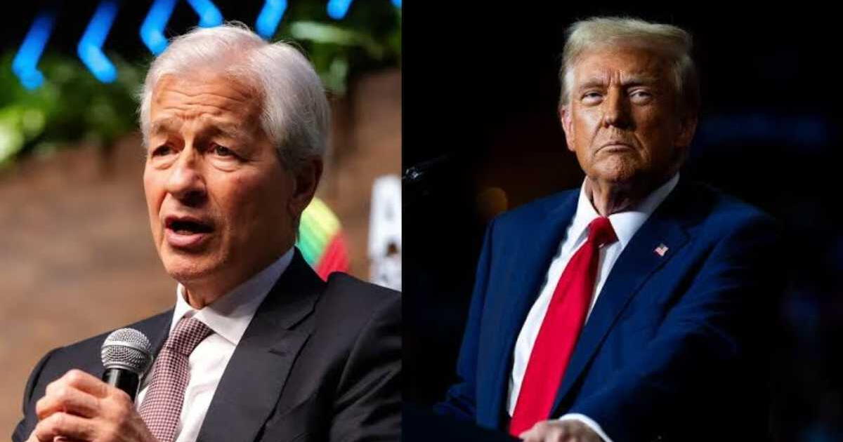 El FUERTE MENSAJE de Donald Trump sobre Jamie Dimon que SORPRENDE a todos en Estados Unidos