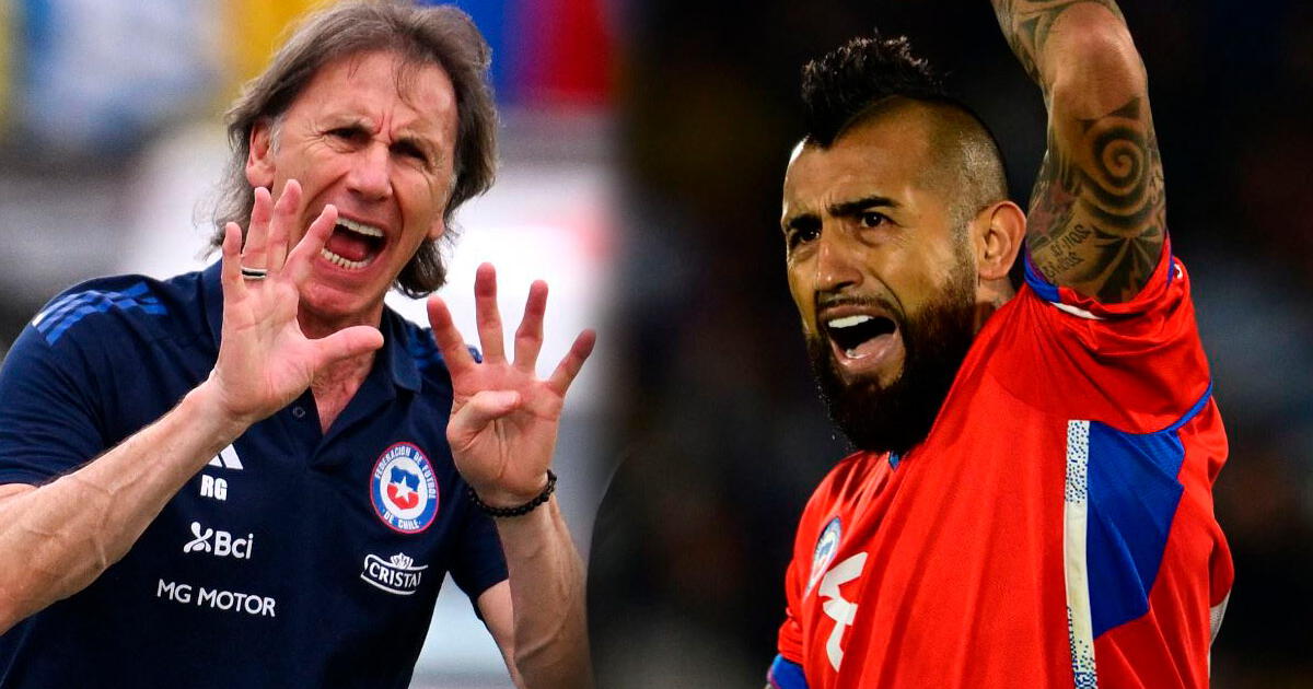 Ricardo Gareca tomó INESPERADA decisión de ÚLTIMA HORA con Arturo Vidal para duelo ante Perú