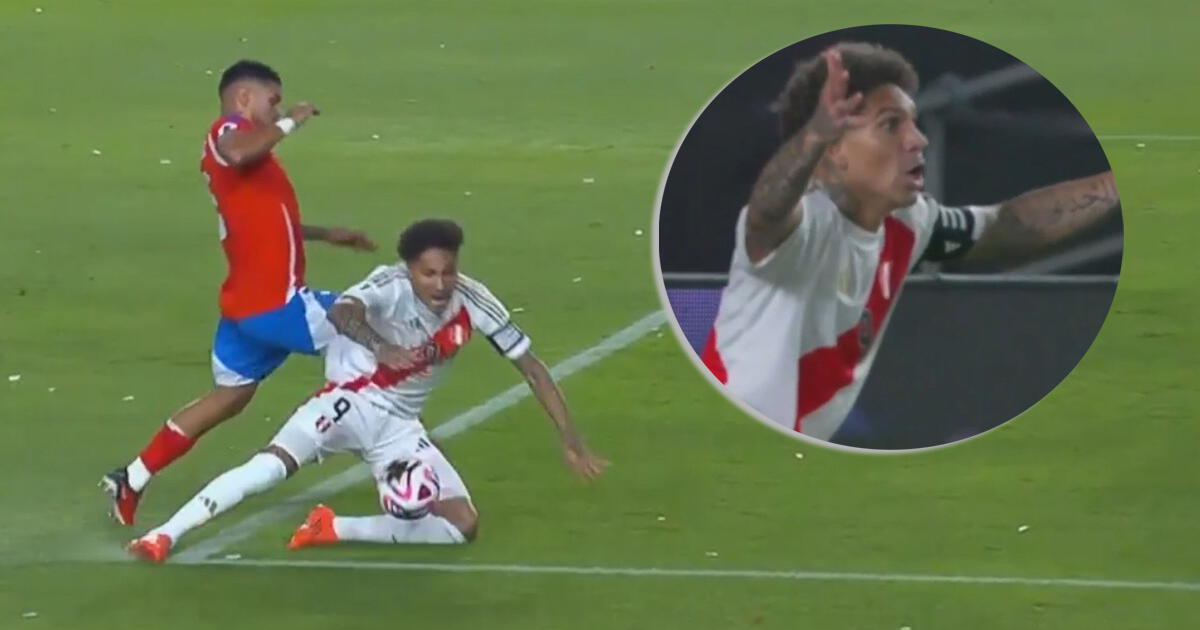 ¿FUE PENAL? Paolo Guerrero estuvo cerca del GOL pero fue empujado por Díaz dentro del área