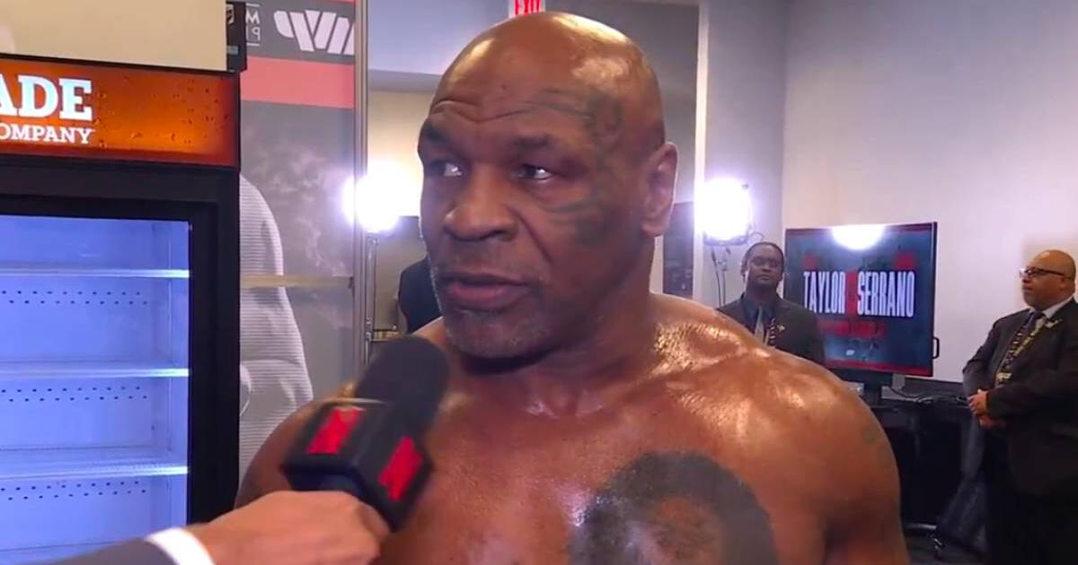 La curiosa imagen de Mike Tyson exponiendo parte íntima antes de la pelea con Jake Paul