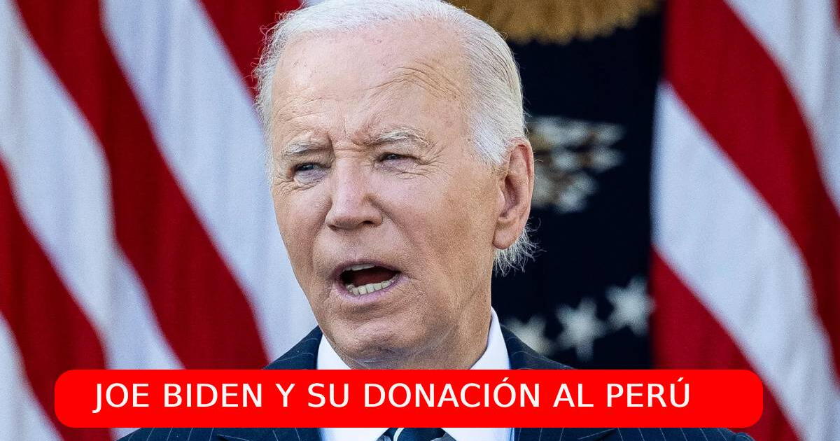 Joe Biden y su SORPRENDENTE donación al gobierno peruano para la lucha contra el narcotráfico