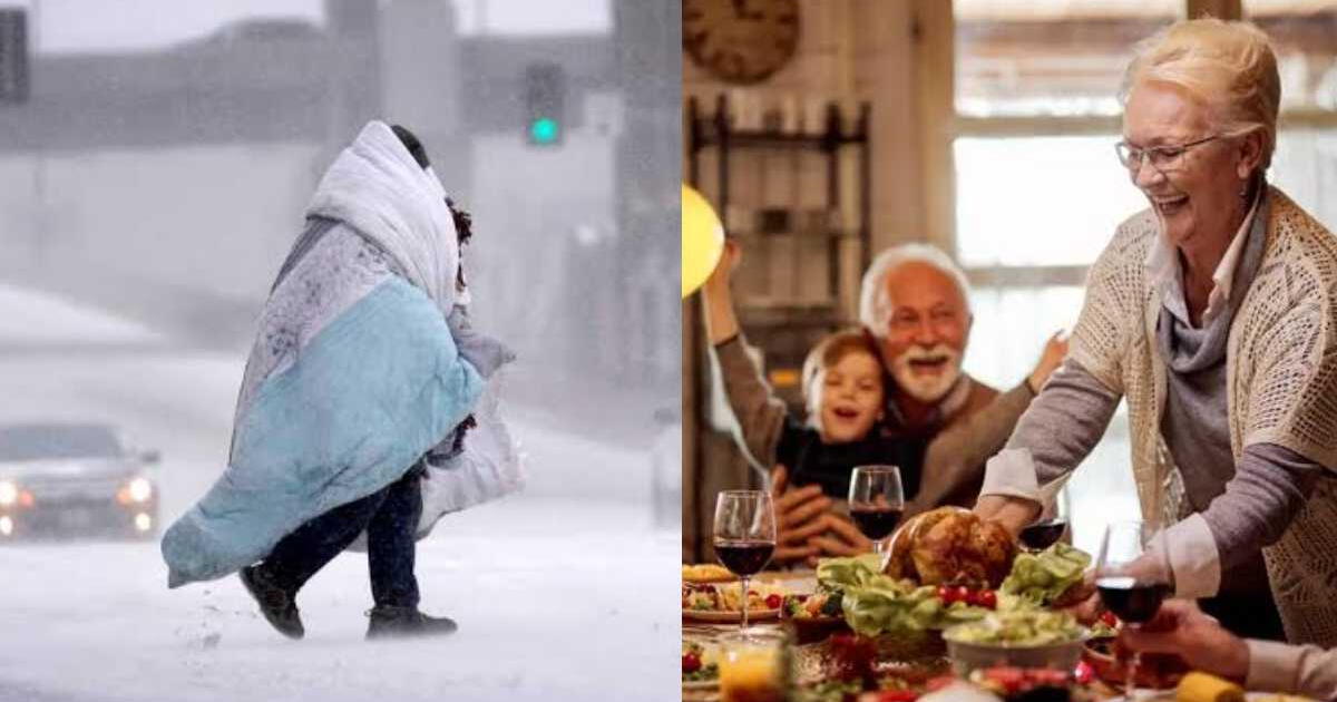 Tormentas invernales arrasarán EE. UU. y la nieve golpeará con fuerza durante la semana de Acción de Gracias