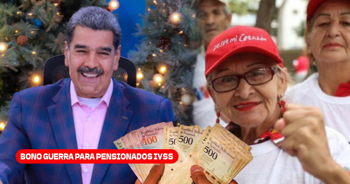 ¿Cuándo pagan el Bono de Guerra para pensionados IVSS por Sistema Patria? Esto dijo Nicolás Maduro