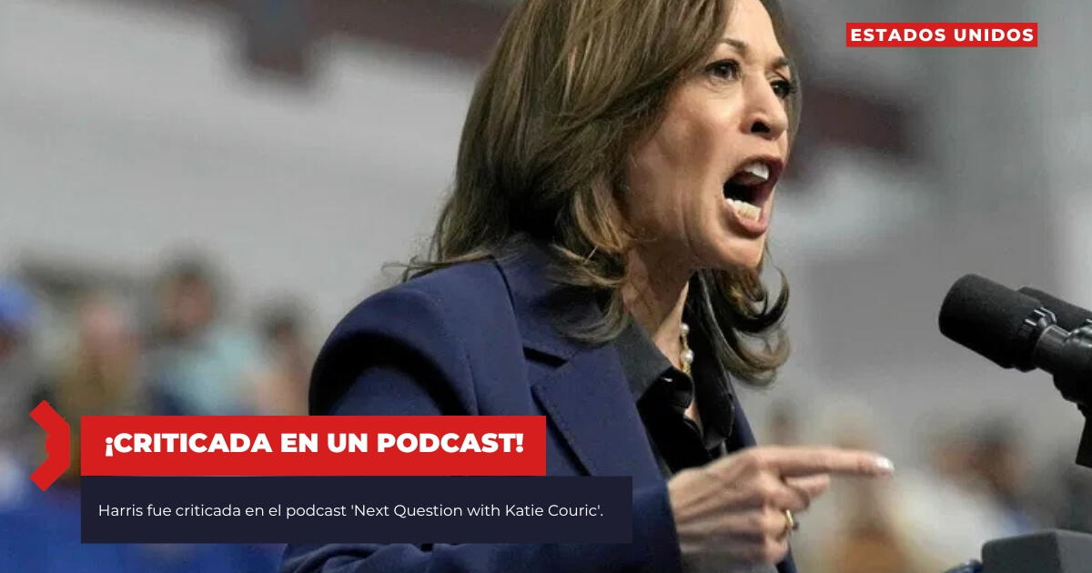 ¡Kamala Harris fue brutalmente criticada en un podcast! Entérate qué hizo la ex candidata de USA