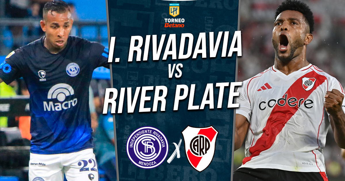 River vs Independiente Rivadavia EN VIVO por TNT Sports: horario y dónde ver la Liga Profesional